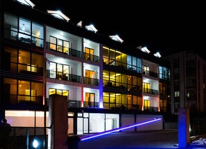 Front of property – evening/night