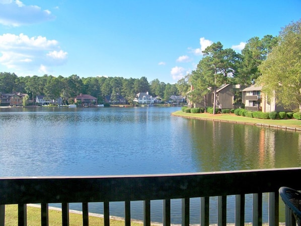 Lake view from balcony