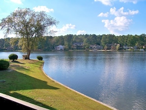 Lake view from living room