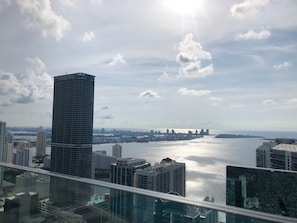 Vue depuis l’hébergement