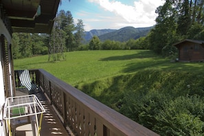 Ausblick vom Balkon