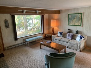 family room, downstairs