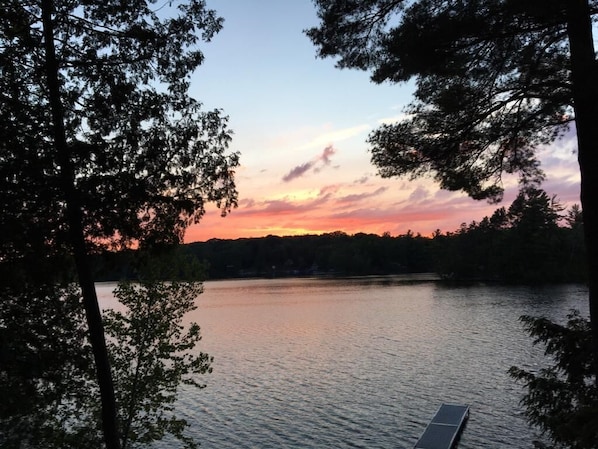 Sunset from the deck