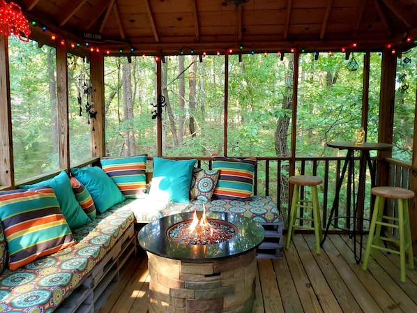 The Treehouse is everyone's favorite spot. Perfect for coffee or cocktails.