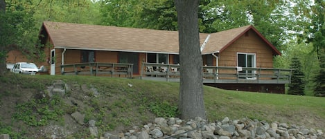 Lakeside View of House