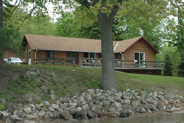 Lakeside View of House