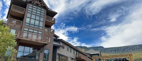 Our Home enjoys the Second Balcony from the left with Wonderful Mountain Views