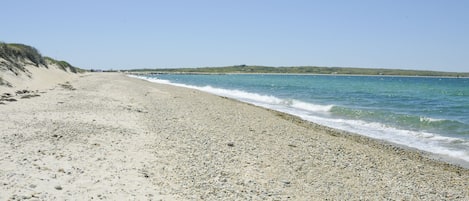 Beach in front of house (private side of Menemsha beach)