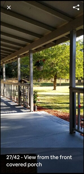 Covered front porch 