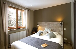 Get a good night sleep in the Double bed.