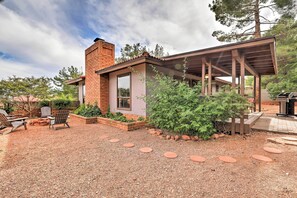 Exterior | Fire Pit | Furnished Deck | Single-Story Home
