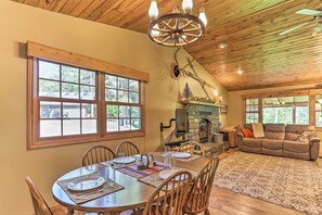 Dining Area | Dishes & Flatware Provided | Open Floor Plan