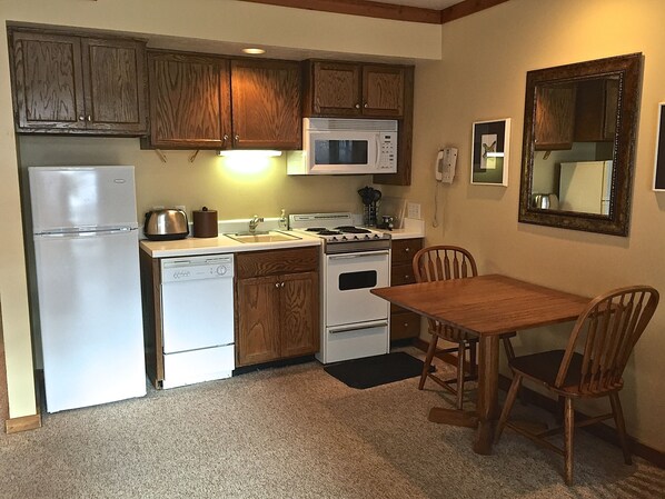 Kitchen and dinning area