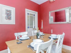 Light and airy dining room | Station House, Miller’s Dale, near Buxton