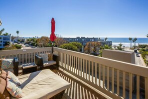 Master bedroom deck