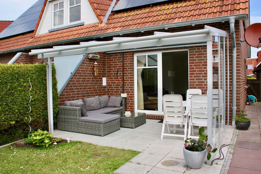 Ferienhaus Familie und Hund Hafenblick Carolinensiel