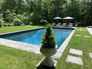 Pool and lounging area