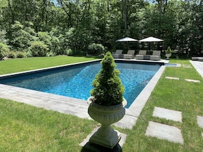 Pool and lounging area