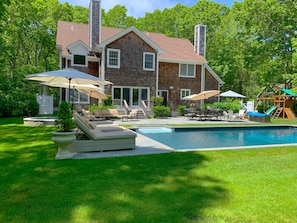 Pool and lounging area