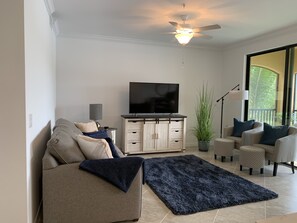 Living room with sleeper sofa