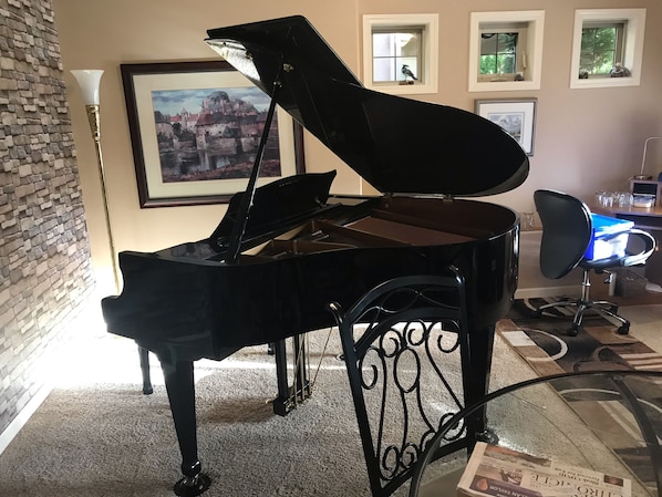 We welcome play on the Baby Grand