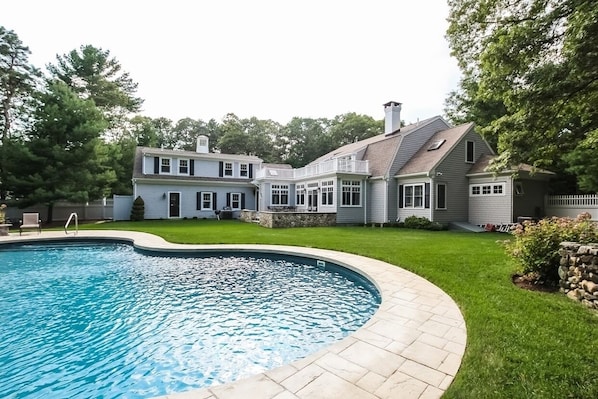 Beautiful private setting with heated pool