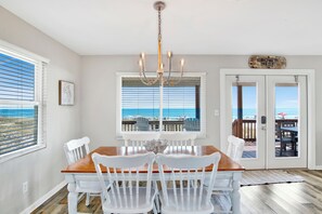Views from the dining area