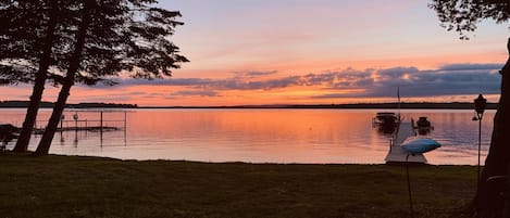 Sunset on a calm evening