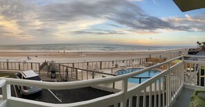 Always ask if the ocean view is from inside the unit, or from a side balcony. 