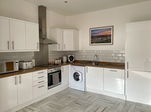 Large fully equipped kitchen 