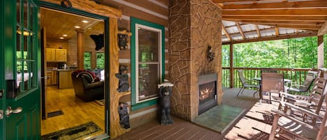 View local wildlife in comfort & privacy from our spacious covered decks.  