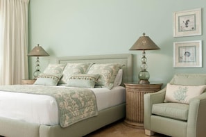 Master bedroom in the penthouse suite at The Venetian - 701. 