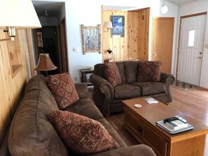 Living Room with New Flooring