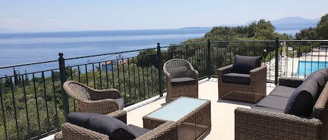 view from the balcony