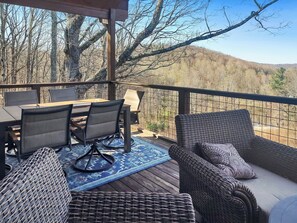 Long Range Mountain Top Views from Rear Deck