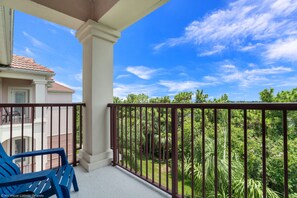 Experience tranquility with breathtaking views from the private balcony. Whether you're sipping your morning coffee or unwinding after a long day, this peaceful oasis offers the perfect retreat to enjoy the beauty of your surroundings.