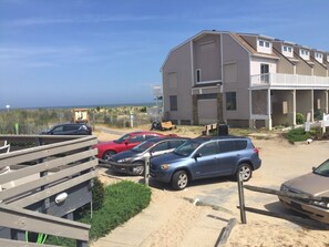 Just steps to the beach 
View from 1st floor deck