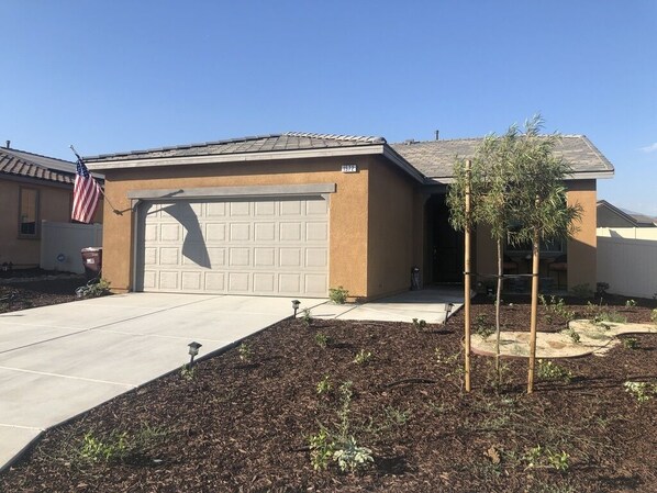 Front of the new lovely home