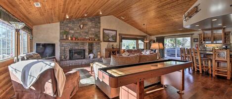 Big Bear Vacation Rental | 3BR | 2BA | 2103 Sq Ft | Stairs to Access