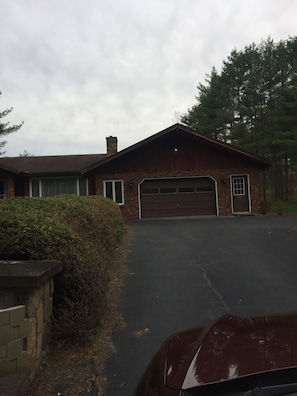 Two car garage