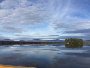 Morning view from the waterfront deck!