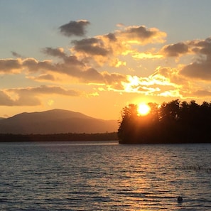Sunset from the deck