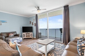 Living Area with Balcony