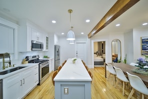 Unit 1- Open space dining living. Gather and dine with your whole group.