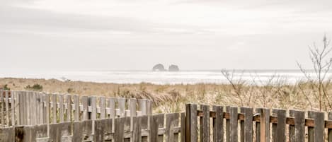 Vue sur la plage/l’océan