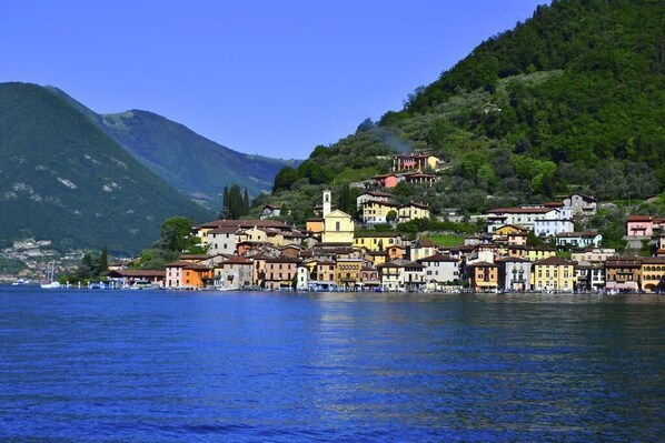 Lake Iseo view from our terrace