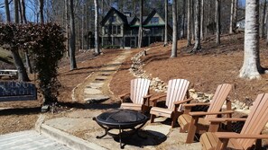 View of house from the dock.