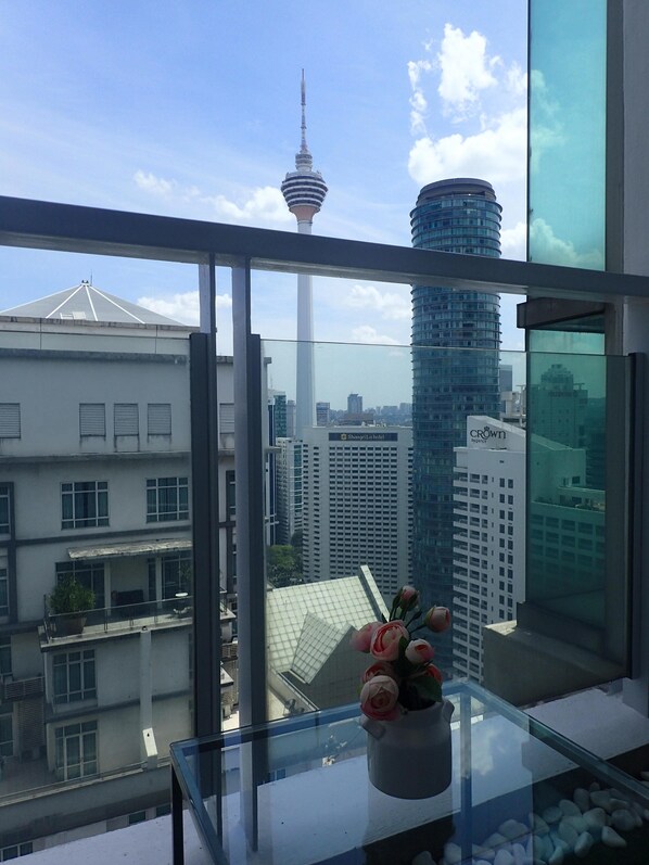 KL tower view from balcony