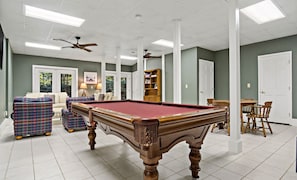 Lower level game room