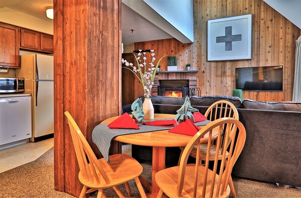 Our one bedroom, one bathroom condo is located just steps to Killington Mountain in the main building at Mountain Green Resort.
